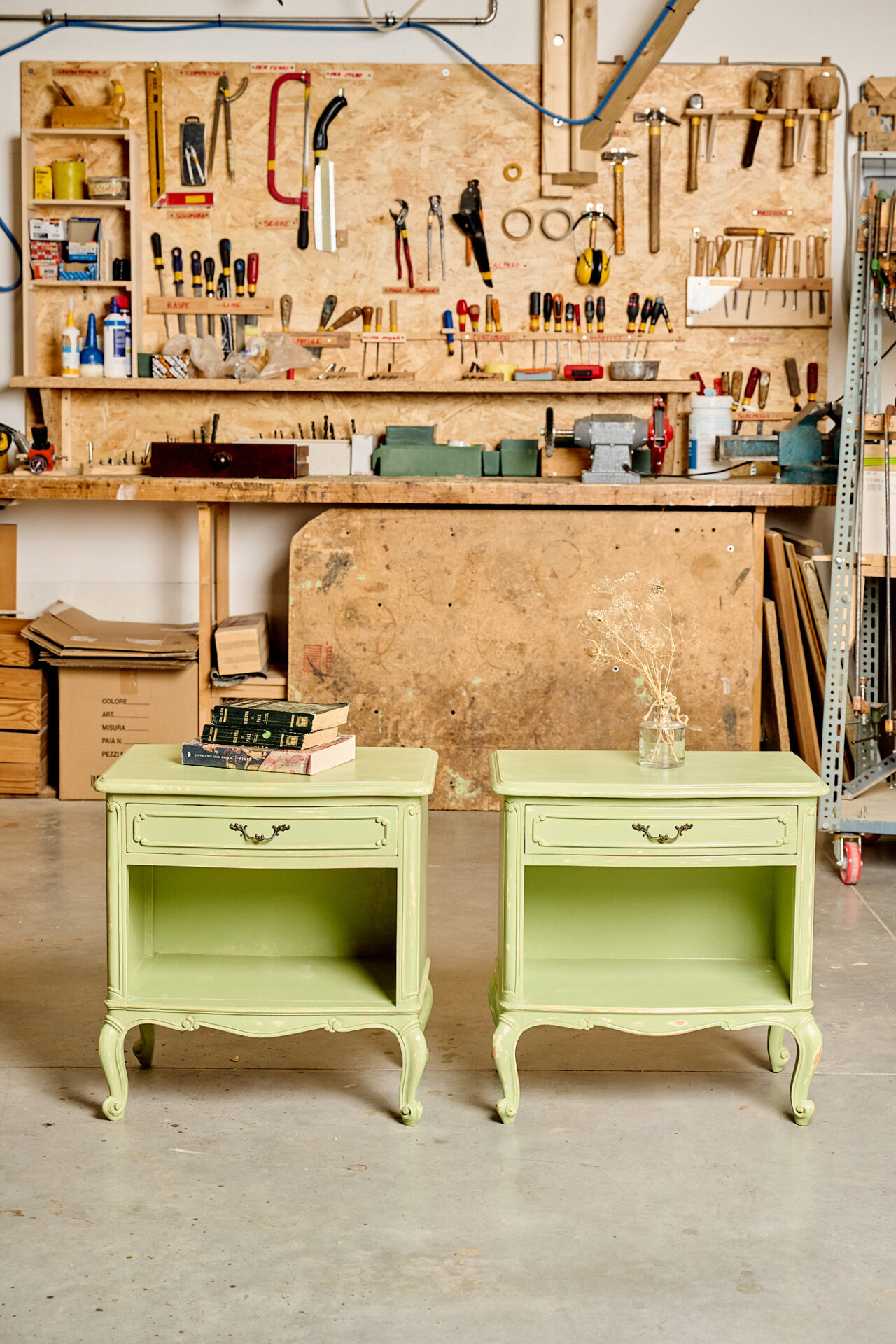 Comodini stile shabby chic